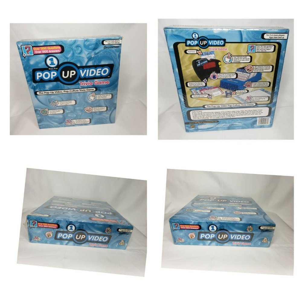 Vintage VH1 Pop Up Video 90s Music Trivia Game